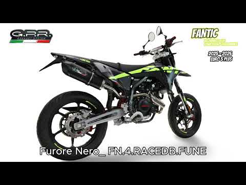 Fantic Motor 125 XEF Enduro Competition/Performance 2025-2026 Exhaust GPR Albus Ceramic Slip-On