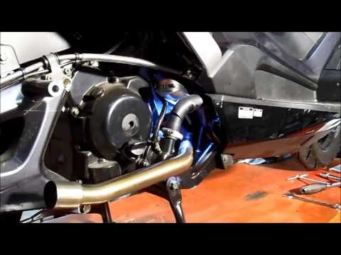 Échappement GPR Furore-X Scooter Système Complet pour Kymco Downtown 350 2015-2017