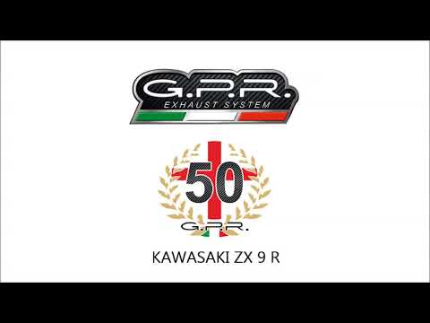Kawasaki ZX9R 2002-2003 Exhaust GPR Satinox Slip-On