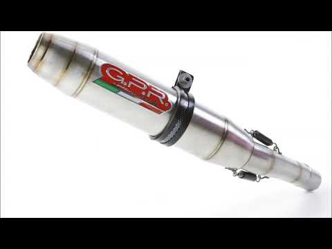 Échappement GPR Furore-X Inox Slip-On pour Yamaha R1 2002-2003