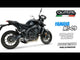 Échappement GPR M3 Black Titanium Système Complet pour Yamaha Fj09 2025-2026