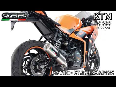 KTM RC 390 2022-2024 Exhaust GPR M3 Inox Slip-On