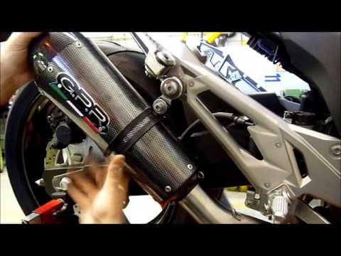 Kawasaki Z800 2009-2016 Exhaust GPR Furore Nero Slip-On
