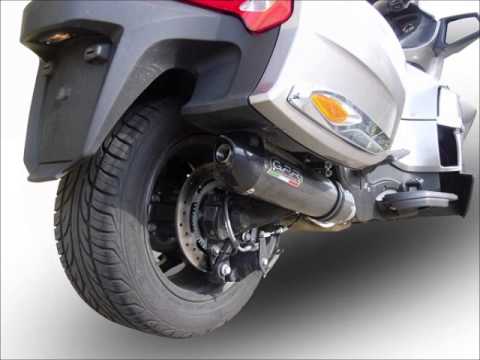 Escape GPR Furore Nero Slip-On Race para Can-Am Spyder RS1000 2008-2012