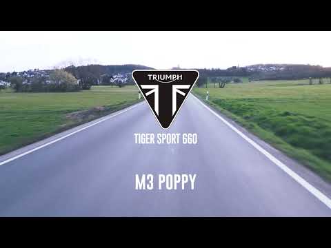 Triumph Tiger Sport 660 2022-2024 Exhaust GPR M3 Poppy Full System High Level