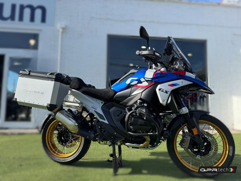 BMW R1300GS Adventure 2023-2025 Side Cases 38 Liters + 38 Liters GPR TECH Silver Aluminum