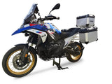 BMW R1300GS 2023-2025 Top and Side Case Kits 38 + 38 Liters GPR TECH Silver Aluminum