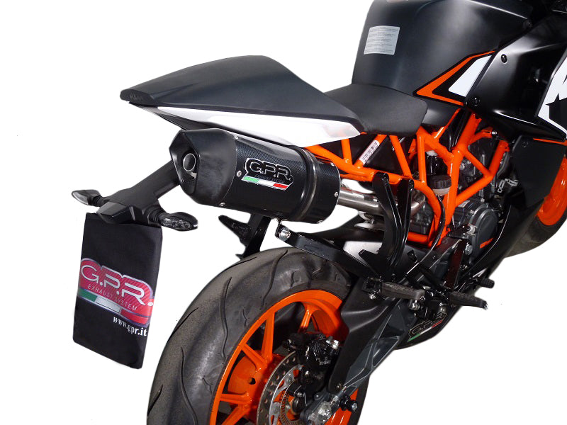 Escape GPR Deeptone Inox Slip-On High Level Race para KTM RC125 2014-2016