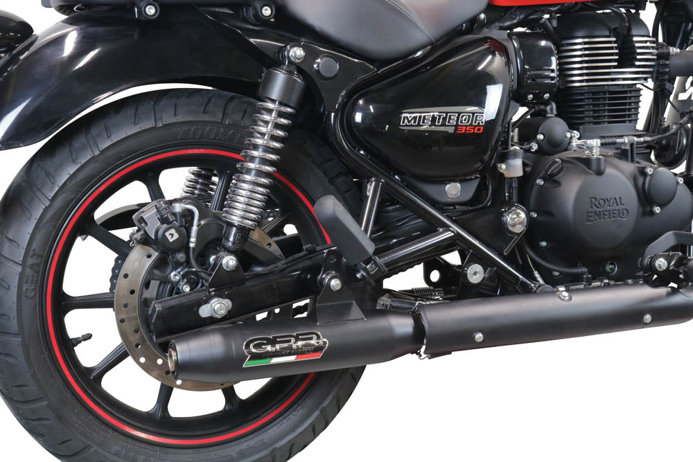 Royal Enfield Classic 350 2021-2023 Exhaust GPR Deeptone Nero Slip-On