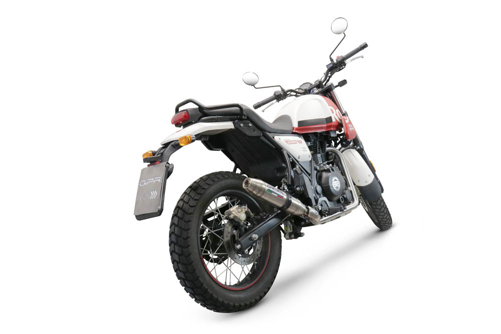 Royal Enfield Scram 411 2022-2024 Exhaust GPR Deeptone Inox Slip-On Race