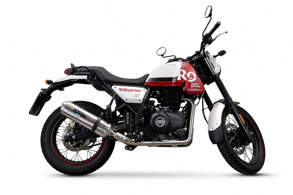 Royal Enfield Scram 411 2022-2024 Exhaust GPR Satinox Slip-On - photo 6