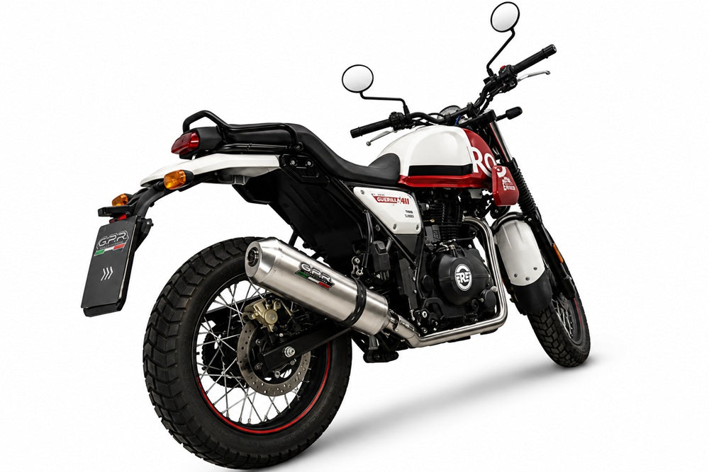 Royal Enfield Scram 411 2022-2024 Exhaust GPR Satinox Slip-On - photo 7