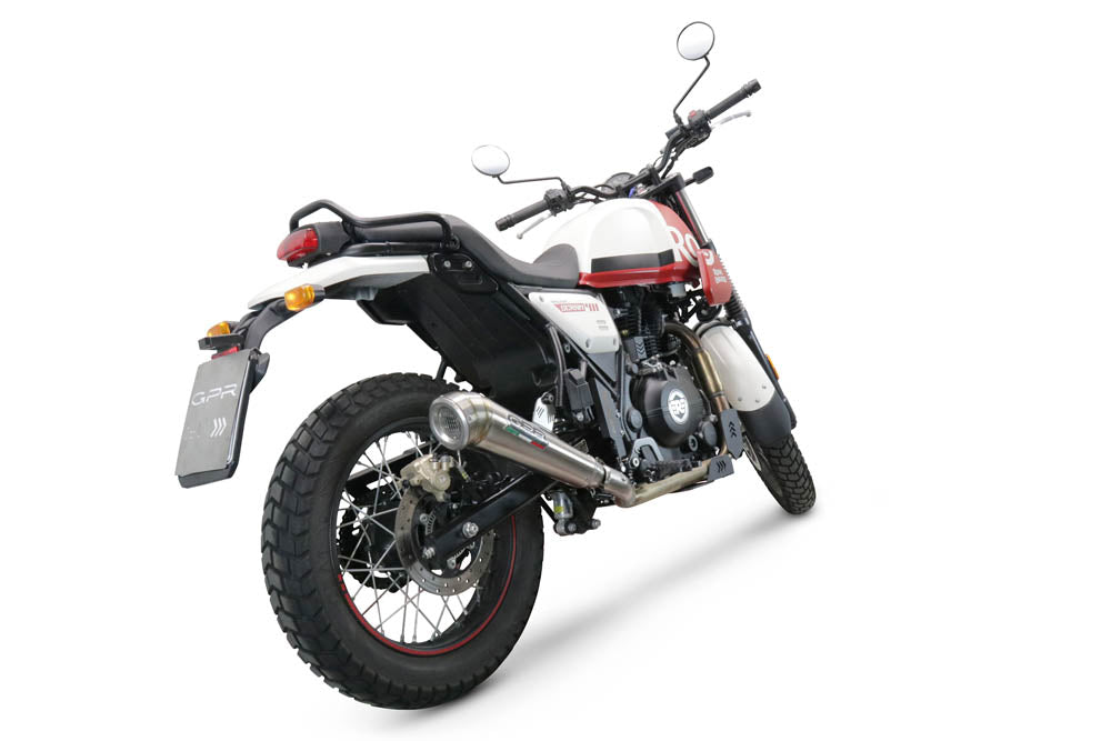 Royal Enfield Scram 411 2022-2024 Exhaust GPR Powercone Evo Slip-On