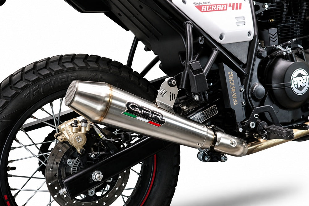 Royal Enfield Scram 411 2022-2024 Exhaust GPR Vintacone Slip-On - photo 5