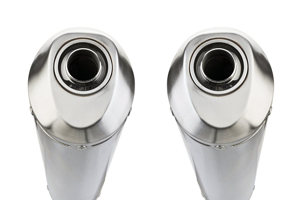 Yamaha Tdm 900 2002-2014 Exhaust GPR Satinox Dual Slip On High Level Race