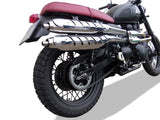 Escape GPR Deeptone Inox Slip-On Doble para Triumph Scrambler 900 2006-2014