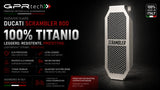 Ducati Scrambler 803 2017-2020 Radiator Guard GPR TECH Titanium