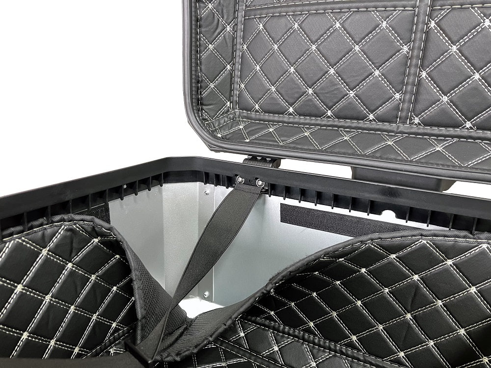 Universal Top Case GPR Tech ALPI-TECH 45 Liters with Backrest Silver