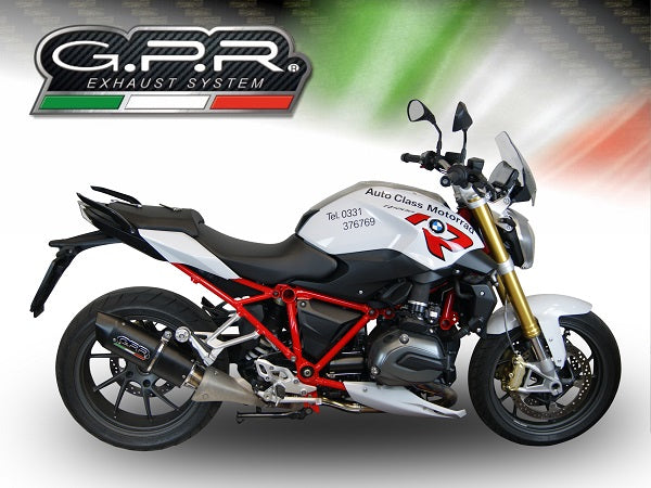 BMW R1200R 2015 LC 2015-2016 Exhaust GPR Furore Nero Slip-On