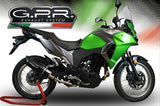 Kawasaki Versys X300 2022-2023 Exhaust GPR Furore Evo4 Nero Slip-On