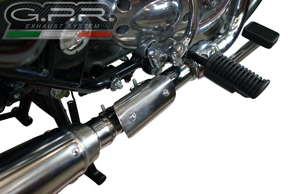 Royal Enfield Continental GT 535 2014-2016 Exhaust GPR Satinox Slip-On