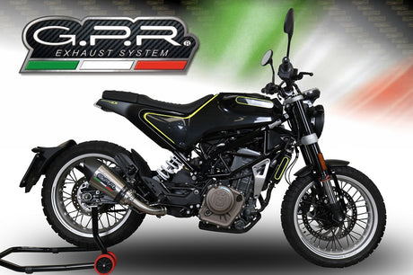Husqvarna Vitpilen 401 2018-2019 Exhaust GPR Grand Prix Evo Titanium Slip-On - photo 4