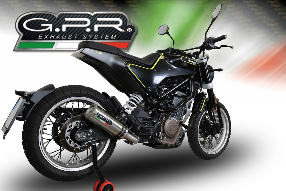 Husqvarna Svartpilen 401 2018-2019 Exhaust GPR M3 Titanium Natural Slip-On