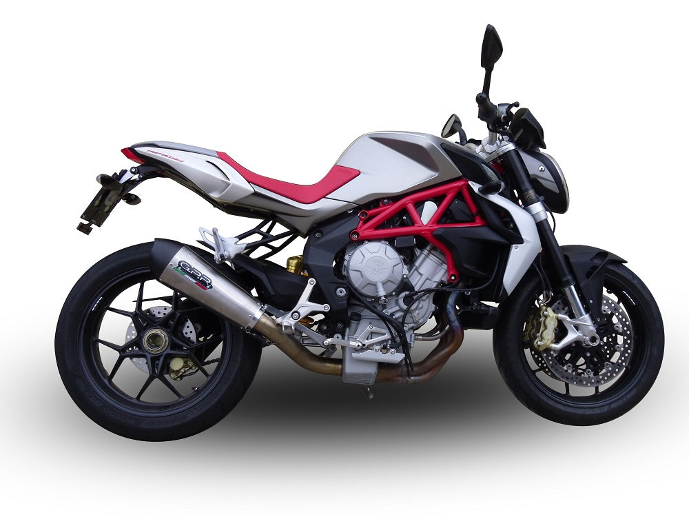 Échappement GPR Grand Prix Evo Titanium Slip-On pour MV Agusta Brutale 800 2017-2020