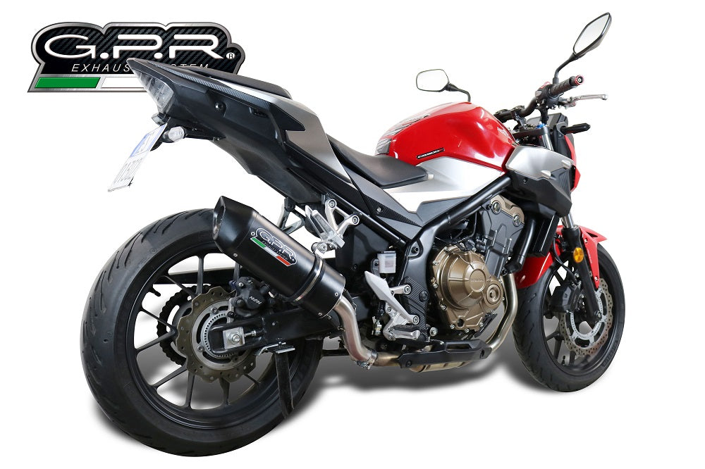 Escape GPR Furore Evo4 Nero Slip-On para Honda CB500F 2019-2020