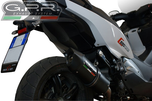 BMW C650 Sport 2016-2020 Exhaust GPR Furore Evo4 Nero Slip-On - photo 7