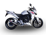 Honda CB500F 2021-2025 Exhaust GPR Deeptone Inox Slip-On