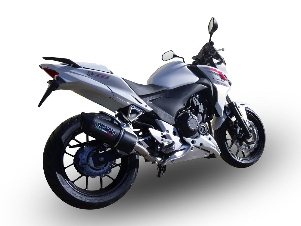 Honda CB400F 2013-2015 Exhaust GPR Furore Nero Slip-On