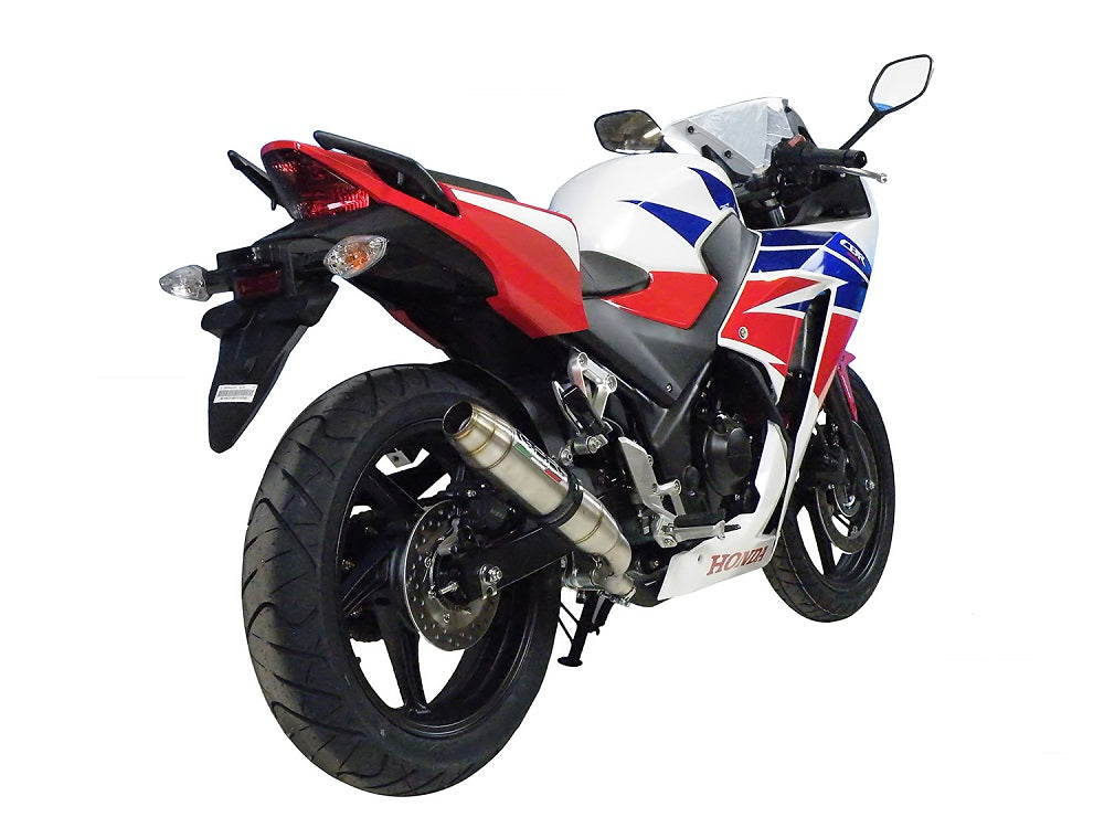 Escape GPR Deeptone Inox Slip-On para Honda CBR300R 2014-2016