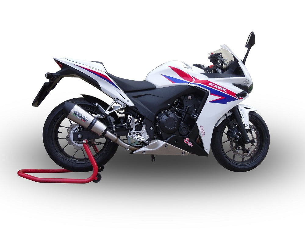 Échappement GPR Grand Prix Evo Titanium Slip-On pour Honda CBR500R 2019-2022