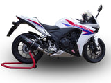 Escape GPR Furore Nero Slip-On para Honda CBR500R 2017-2018