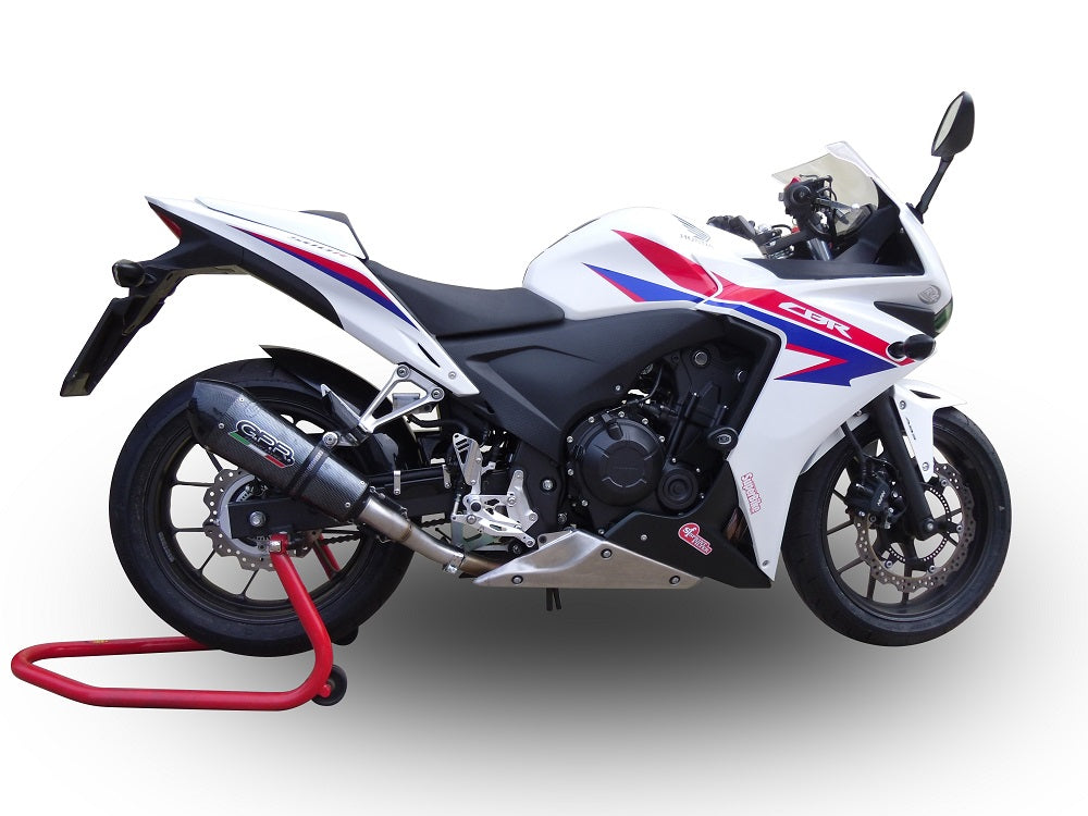 Honda CBR500R 2023-2024 Exhaust GPR Grand Prix Evo Poppy Slip-On - photo 4