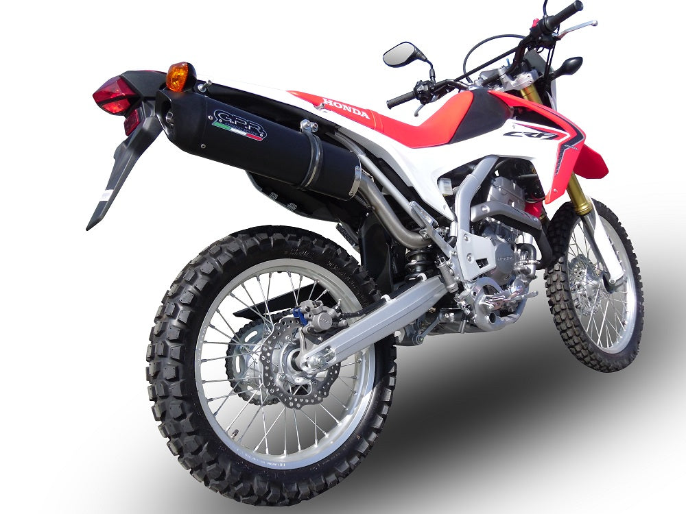 Honda CRF250L 2013-2016 Exhaust GPR Furore Nero Slip-On Race
