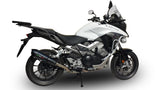 Échappement GPR Grand Prix Evo Poppy Slip-On pour Honda Crossrunner 800 VFR800X 2011-2014