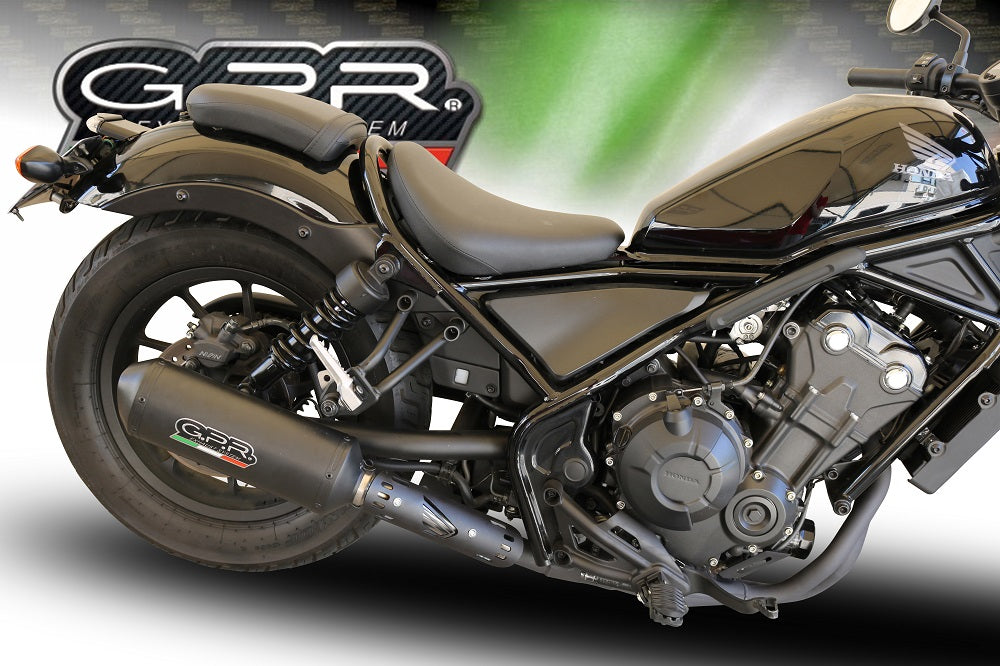 Escape GPR Ghisa Slip-On para Honda Rebel 300 2017-2020