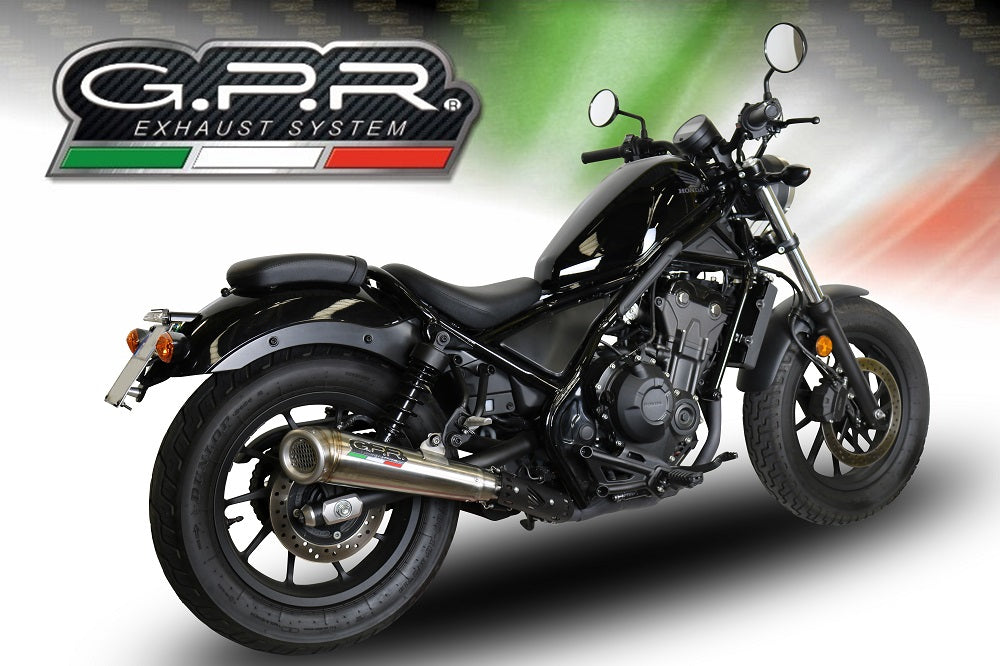 Escape GPR Powercone Evo Slip-On para Honda Rebel 500 2021-2023