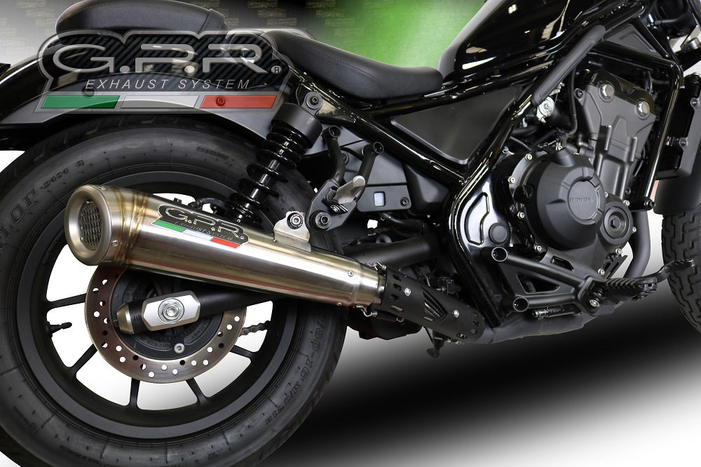 Honda Rebel 300 2021-2023 Exhaust GPR Powercone Evo Slip-On
