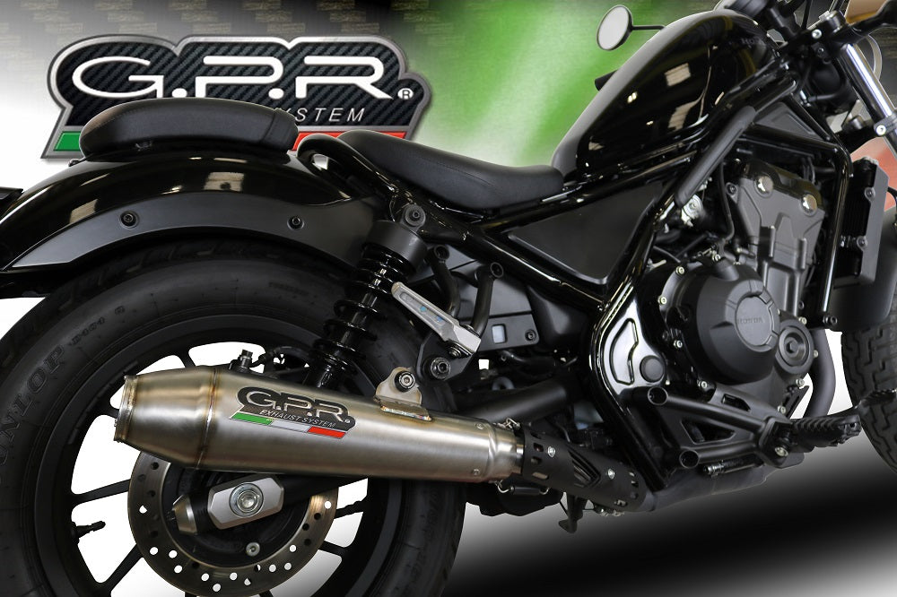 Escape GPR Ultracone Slip-On para Honda Rebel 300 2021-2023