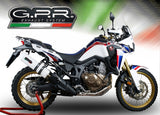 Escape GPR Albus Ceramic Slip-On para Honda CRF1000L Africa Twin 2015-2017