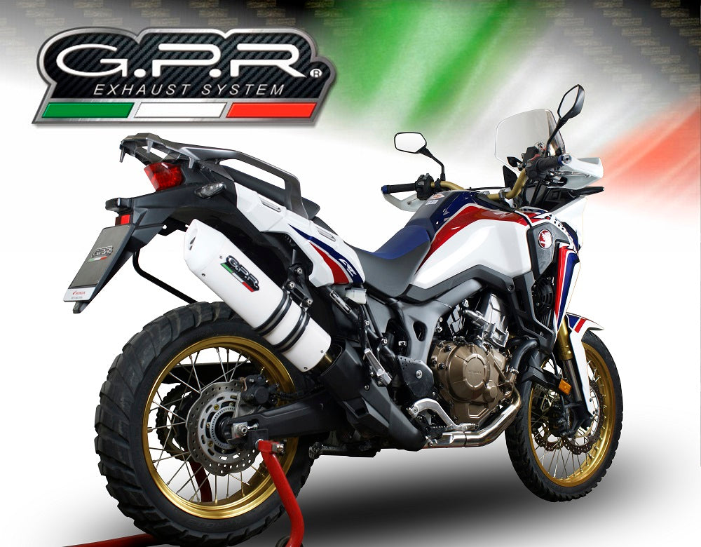 Escape GPR Albus Ceramic Slip-On para Honda CRF1000L Africa Twin 2015-2017