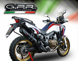 Escape GPR Furore Nero Slip-On para Honda CRF1000L Africa Twin 2015-2017