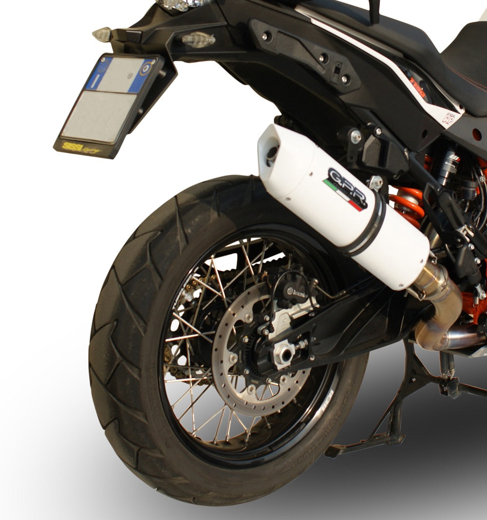 KTM 1050 Adventure 2015-2016 Exhaust GPR Albus Ceramic Slip-On