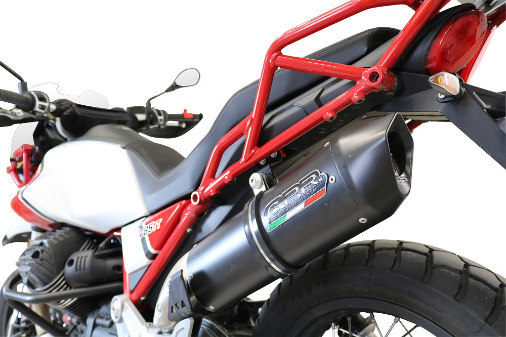 Moto Guzzi V85TT 2019-2020 Exhaust GPR Furore Evo4 Nero Slip-On