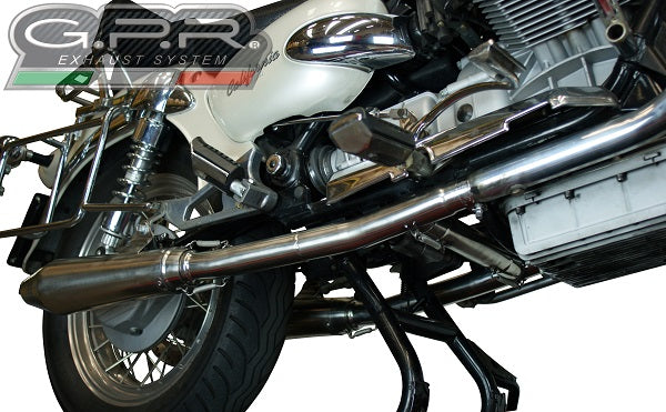 Moto Guzzi California 1100 Special Stone Sport EV Alu 2003-2005 Exhaust GPR Vintacone Dual Slip On Race