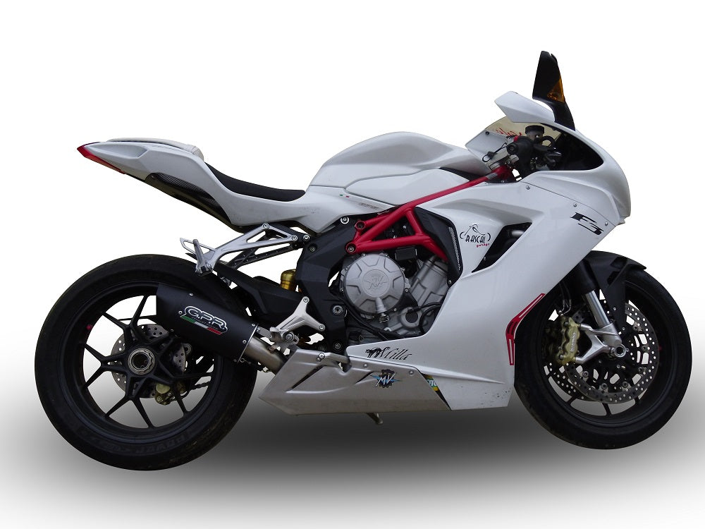 Escape GPR Furore Nero Slip-On para Mv Agusta Brutale 675 2012-2015