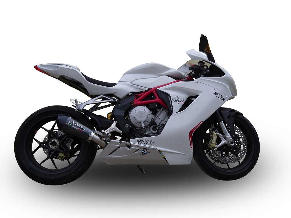 MV Agusta F3 675 2012-2016 Exhaust GPR Grand Prix Evo Poppy Slip-On - photo 4